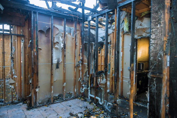 Professional Fire Damage Removal technician working in McCrory, AR